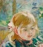 Berthe Morisot The Artists Daughter. (absence of drawing lines)